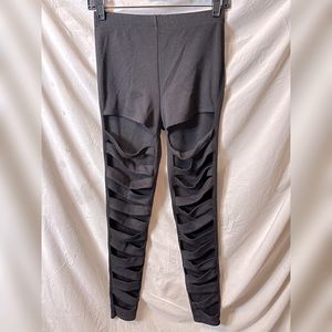 F21 Open Slit Leggings